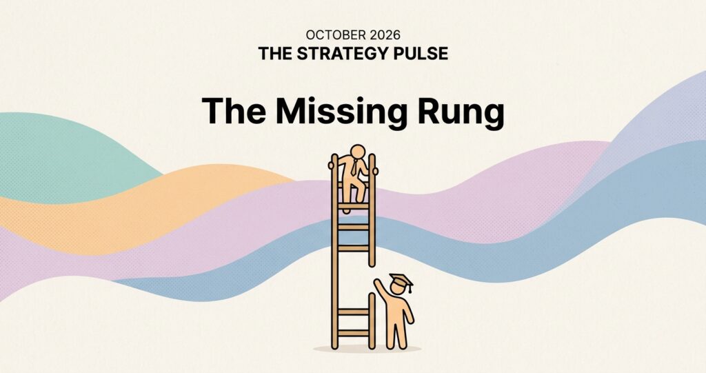 The Strategy Pulse – October 2026: The Missing Rung